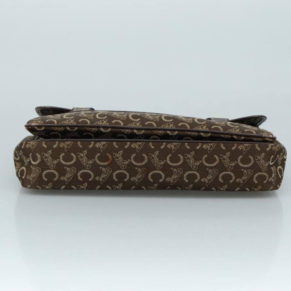 CELINE C Sulky Hand Bag Canvas Brown Auth 97779 - Picture 5 of 16